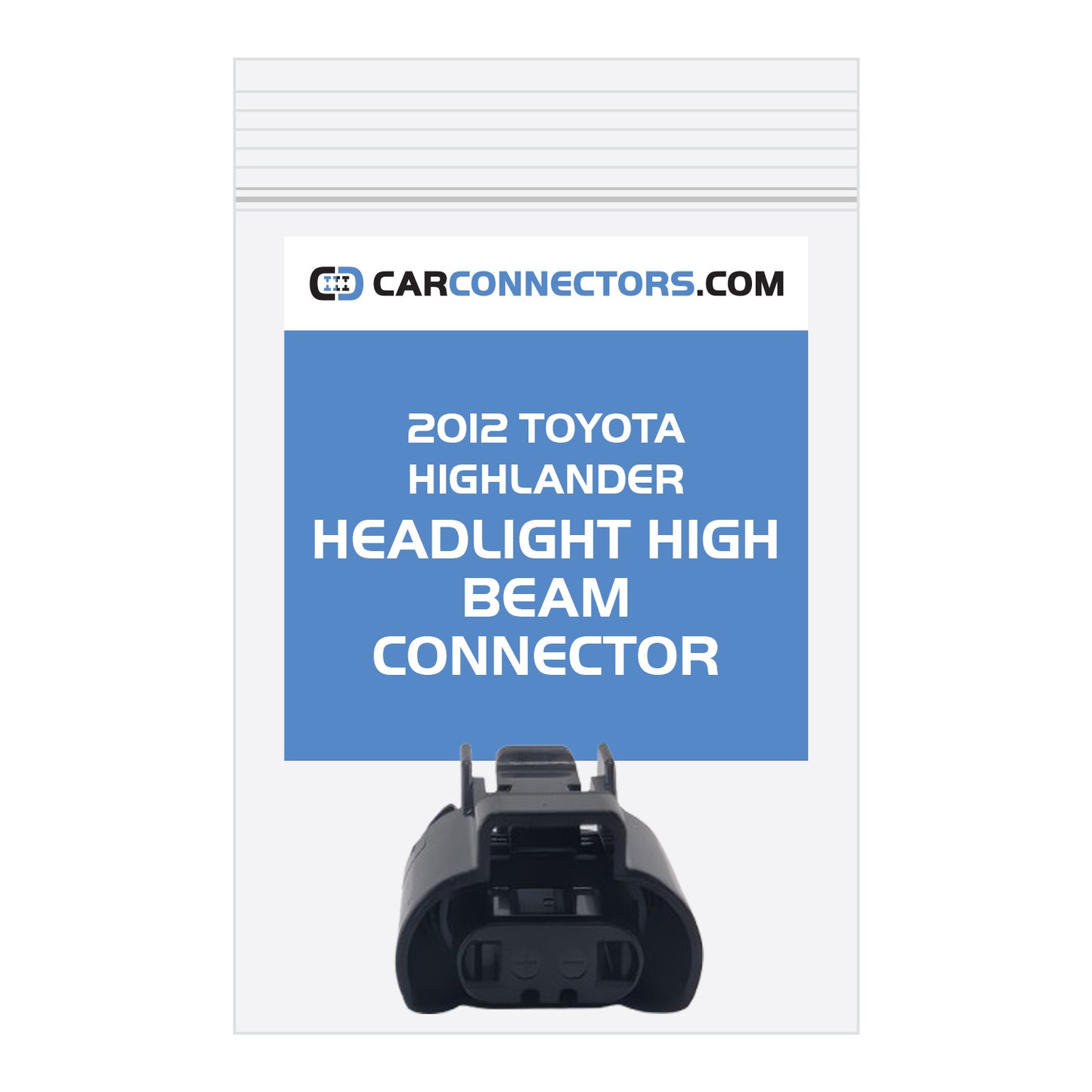 Headlight High Beam Connector for 2012 Toyota Highlander