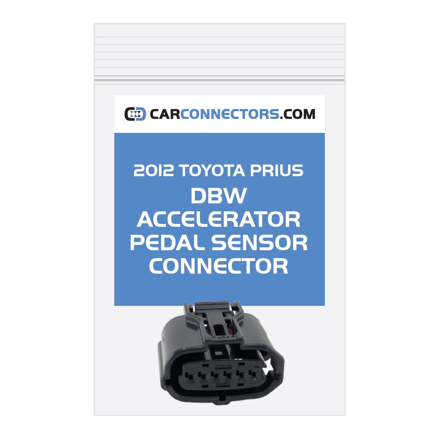 DBW Accelerator Pedal Sensor Connector for 2012 Toyota Prius