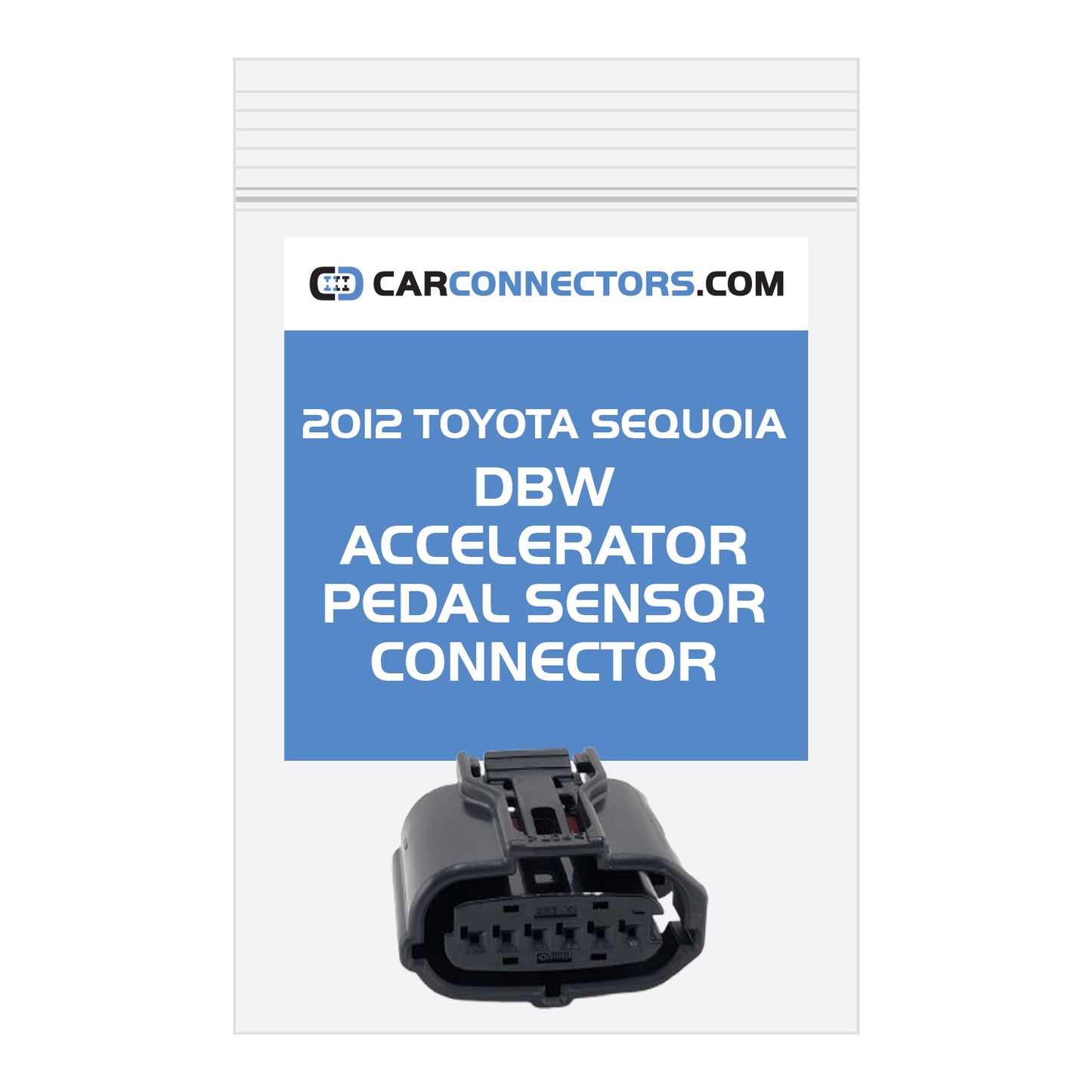 DBW Accelerator Pedal Sensor Connector for 2012 Toyota Sequoia