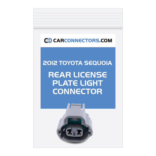 Rear License Plate Light Connector for 2012 Toyota Sequoia