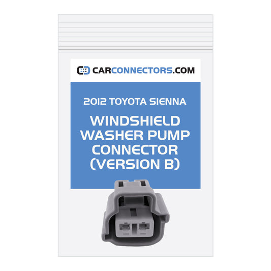 Windshield Washer Pump (Version B) Connector for 2012 Toyota Sienna