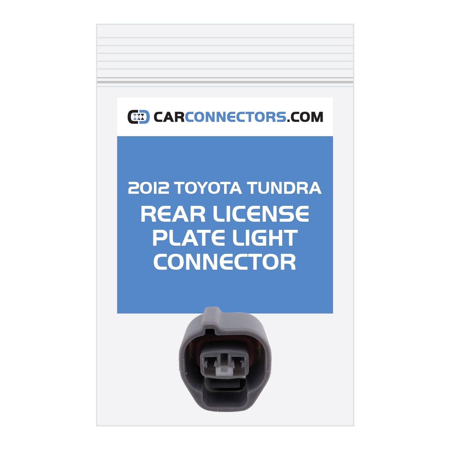 Rear License Plate Light Connector for 2012 Toyota Tundra
