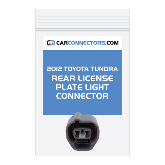Rear License Plate Light Connector for 2012 Toyota Tundra