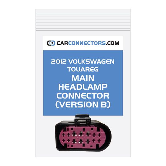 Main Headlamp (Version B) Connector for 2012 Volkswagen Touareg