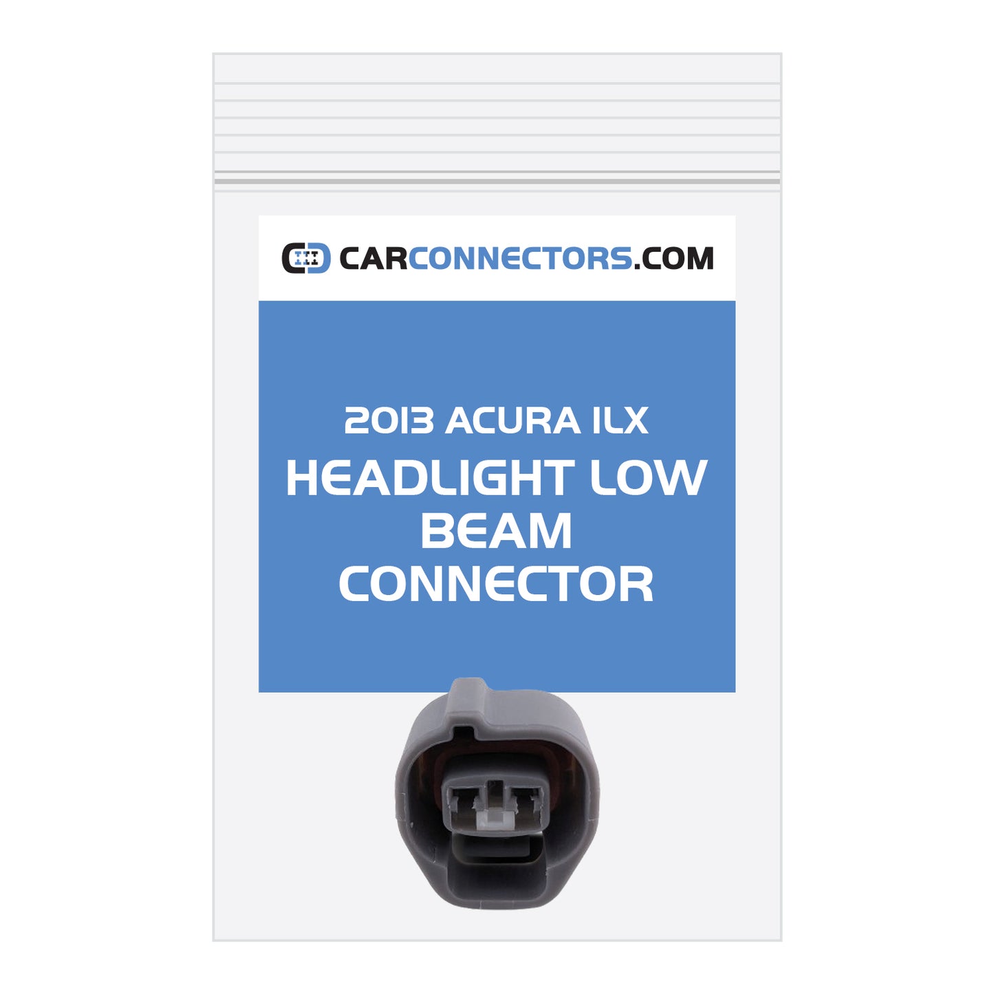 Headlight Low beam (Version B) Connector for 2013 Acura ILX