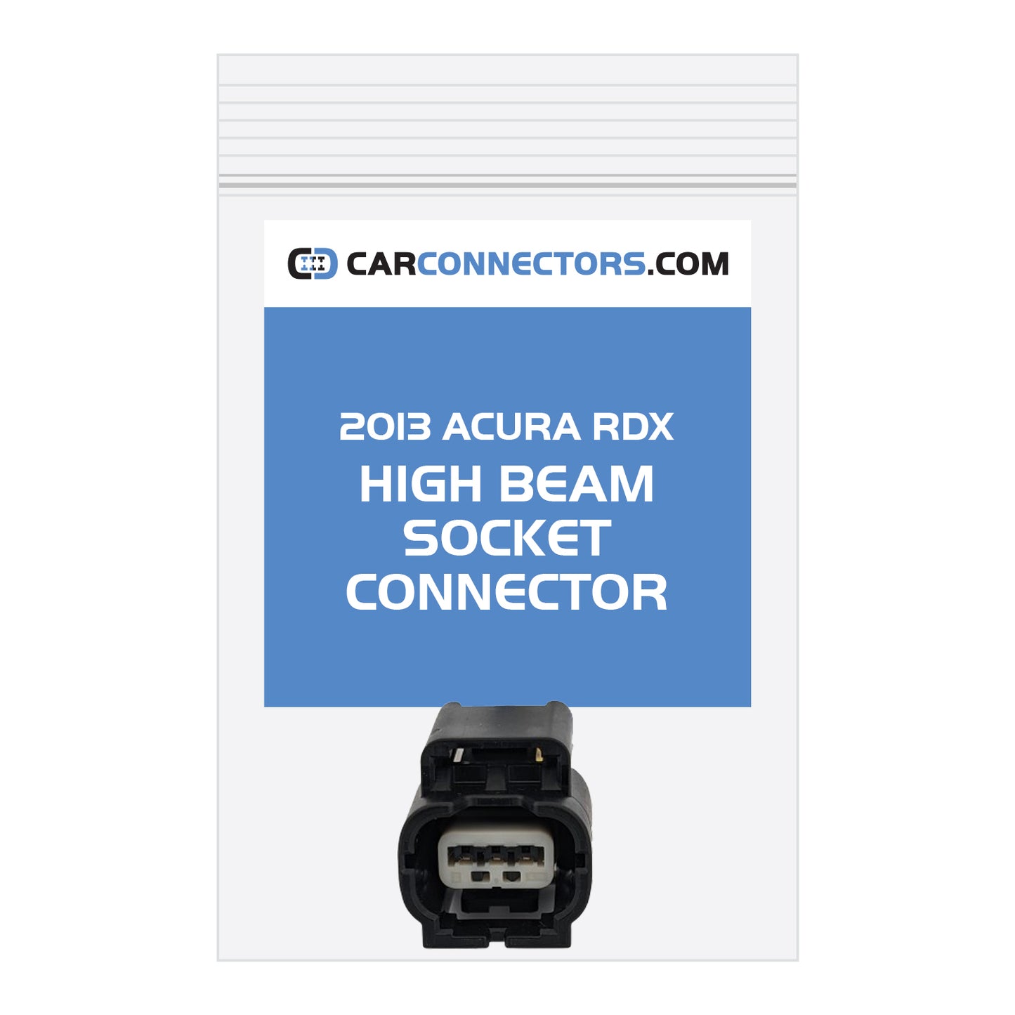 High Beam Socket Connector for 2013 Acura RDX