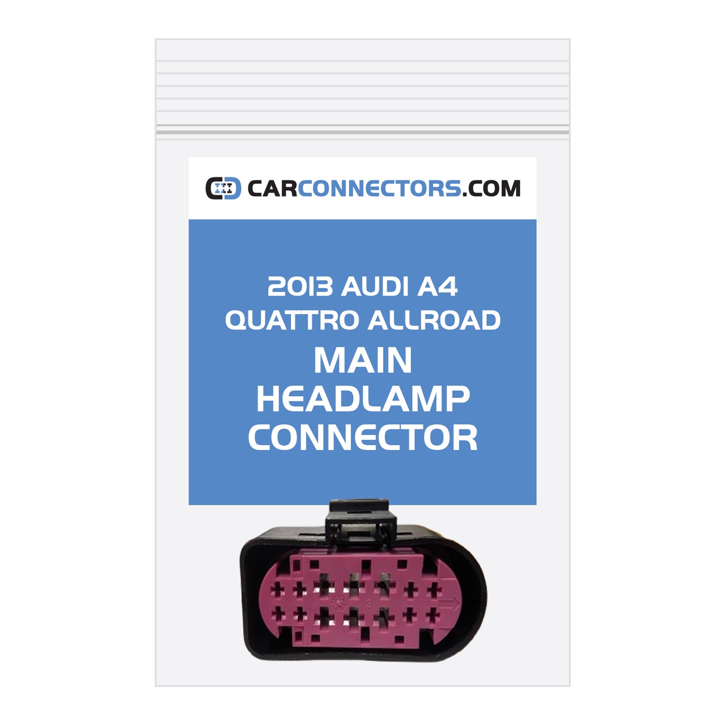 Main Headlamp Connector for 2013 Audi A4 Quattro Allroad