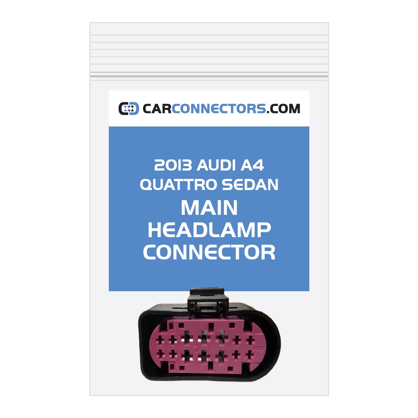 Main Headlamp Connector for 2013 Audi A4 Quattro Sedan