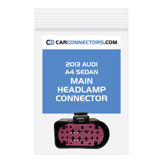 Main Headlamp Connector for 2013 Audi A4 Sedan
