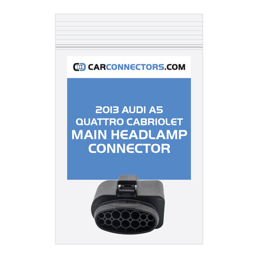 Main Headlamp Connector for 2013 Audi A5 Quattro Cabriolet