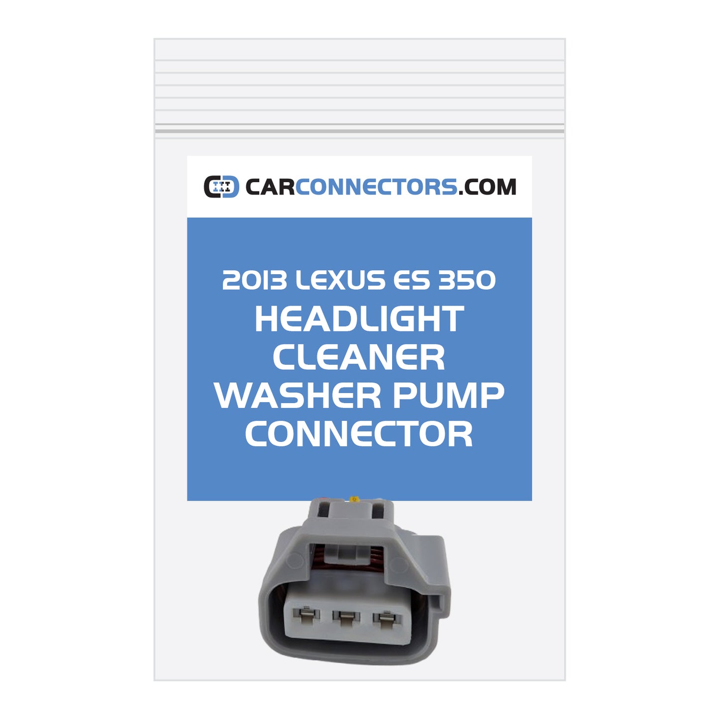 Headlight Cleaner Washer Pump Connector for 2013 Lexus ES 350