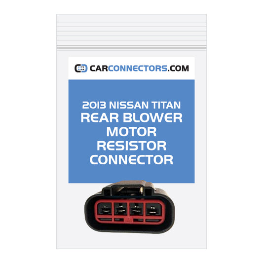 Rear Blower Motor Resistor Connector for 2013 Nissan Titan
