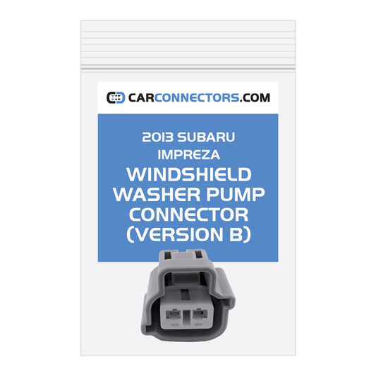 Windshield Washer Pump (Version B) Connector for 2013 Subaru Impreza