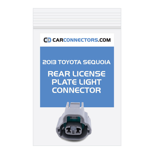 Rear License Plate Light Connector for 2013 Toyota Sequoia