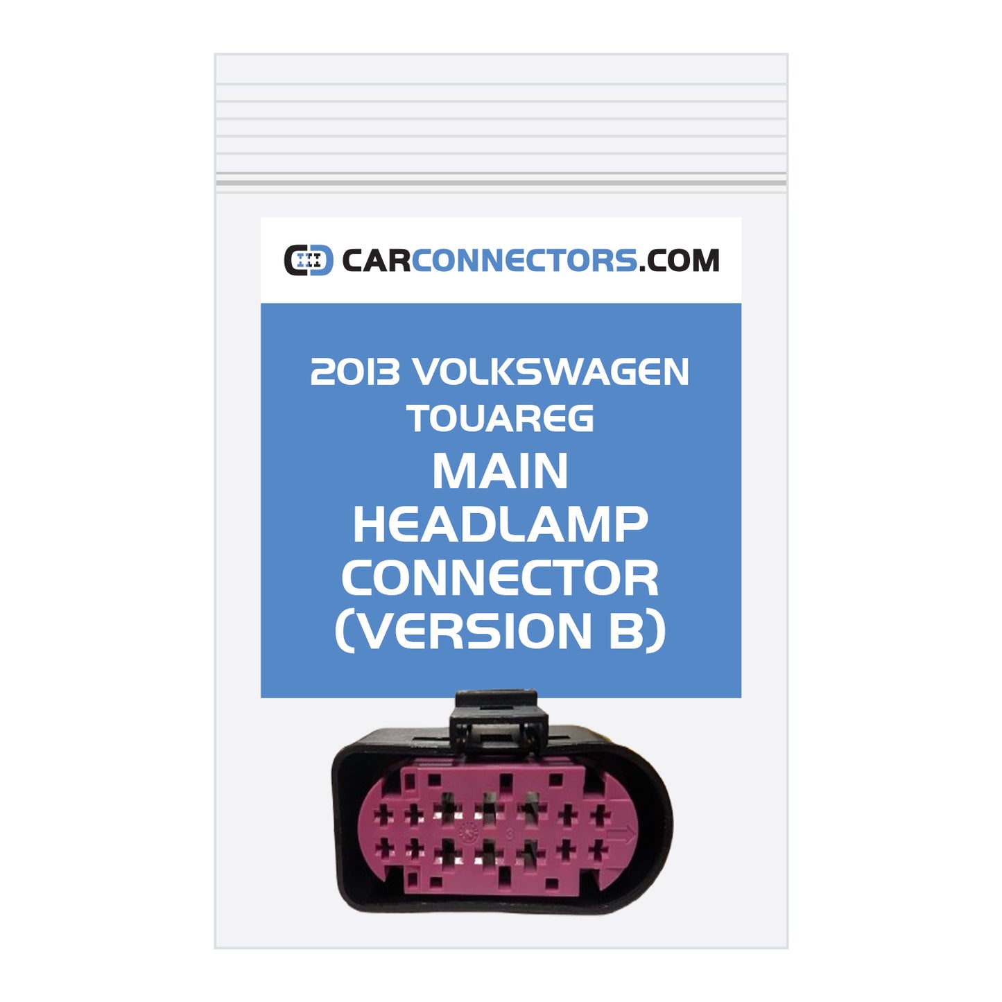 Main Headlamp (Version B) Connector for 2013 Volkswagen Touareg
