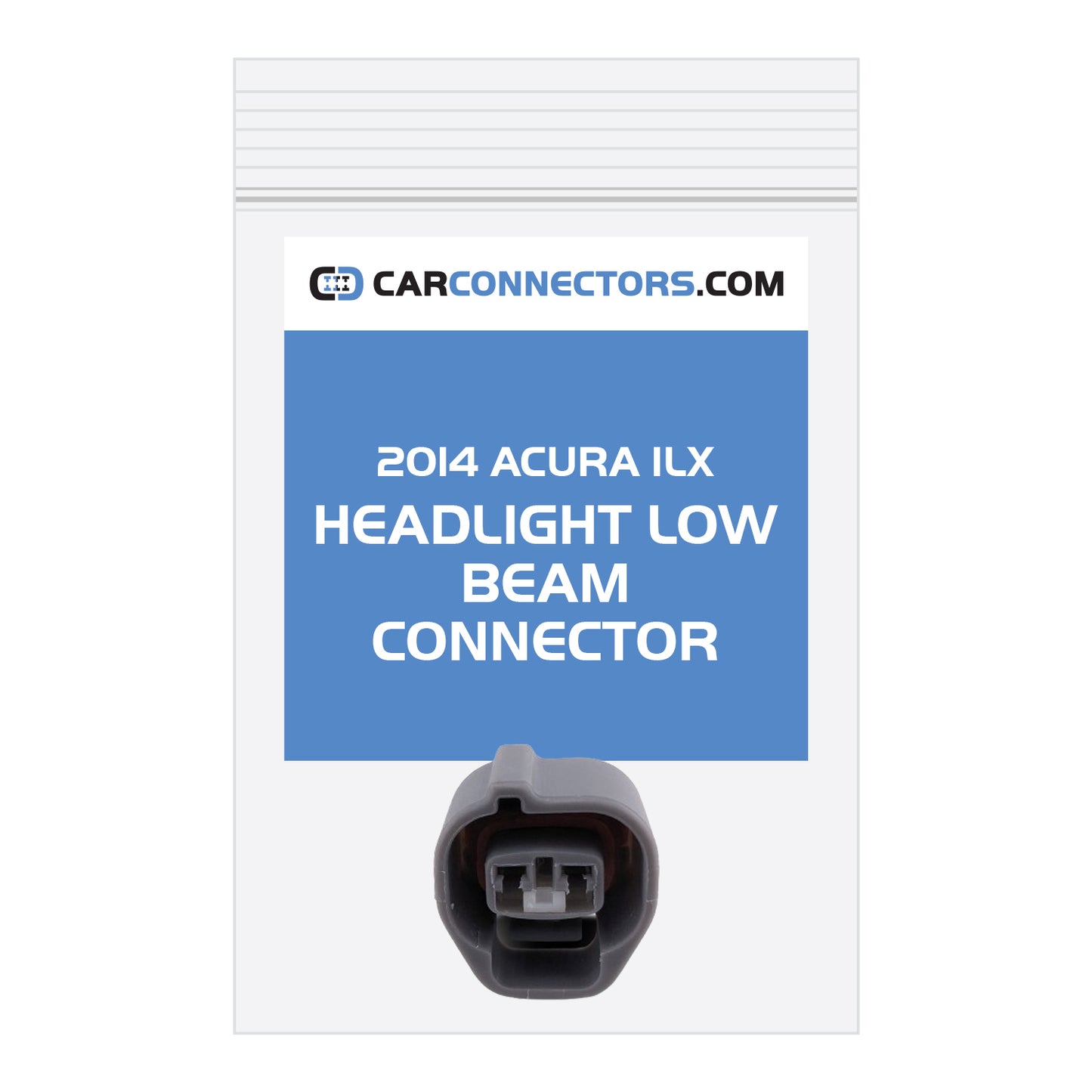 Headlight Low beam (Version B) Connector for 2014 Acura ILX