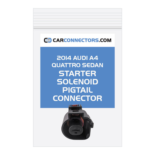 Starter Solenoid Pigtail Connector for 2014 Audi A4 Quattro Sedan