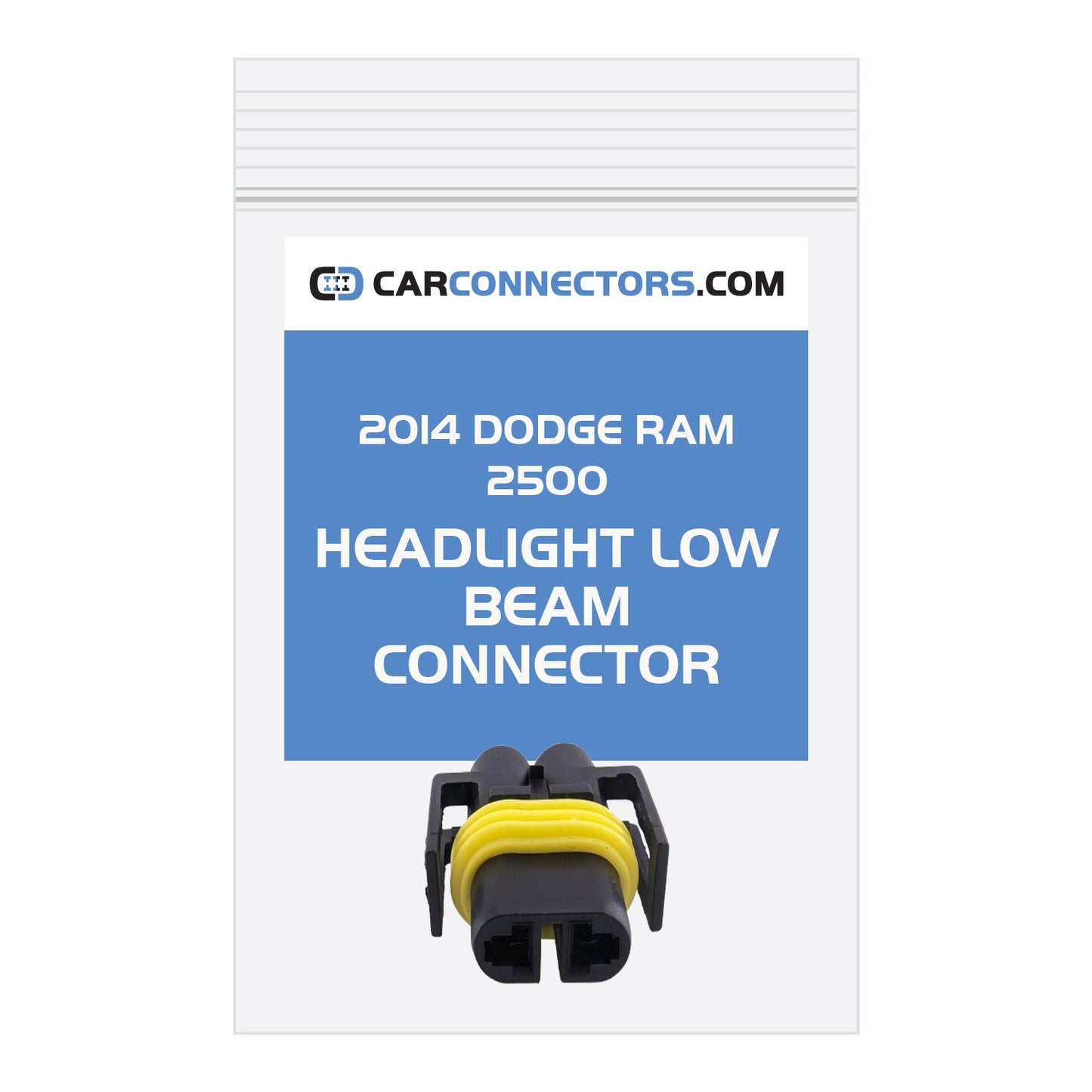 Headlight Low Beam Connector for 2014 Dodge Ram 2500