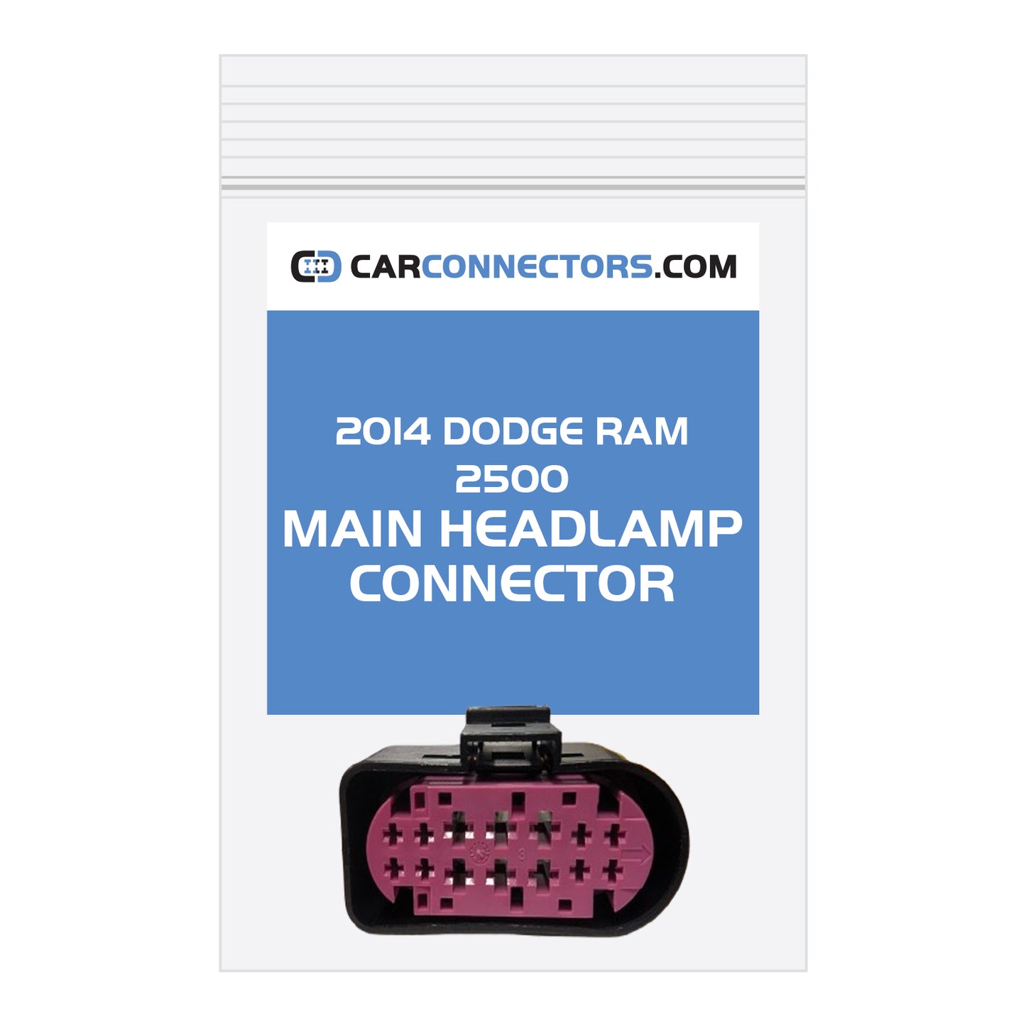 Main Headlamp Connector for 2014 Dodge Ram 2500