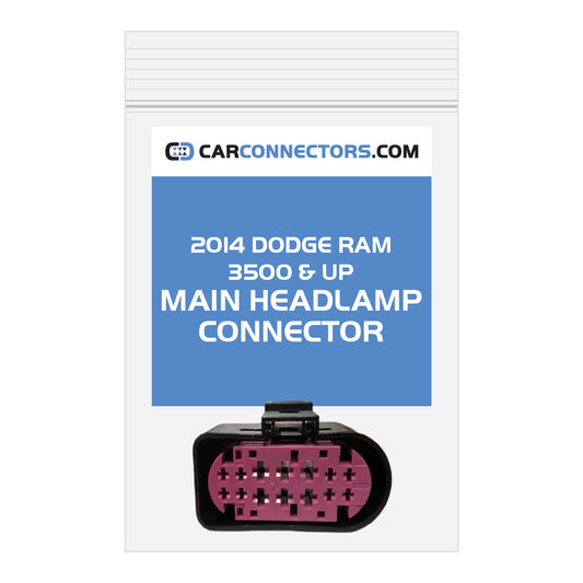 Main Headlamp Connector for 2014 Dodge Ram 3500 & Up
