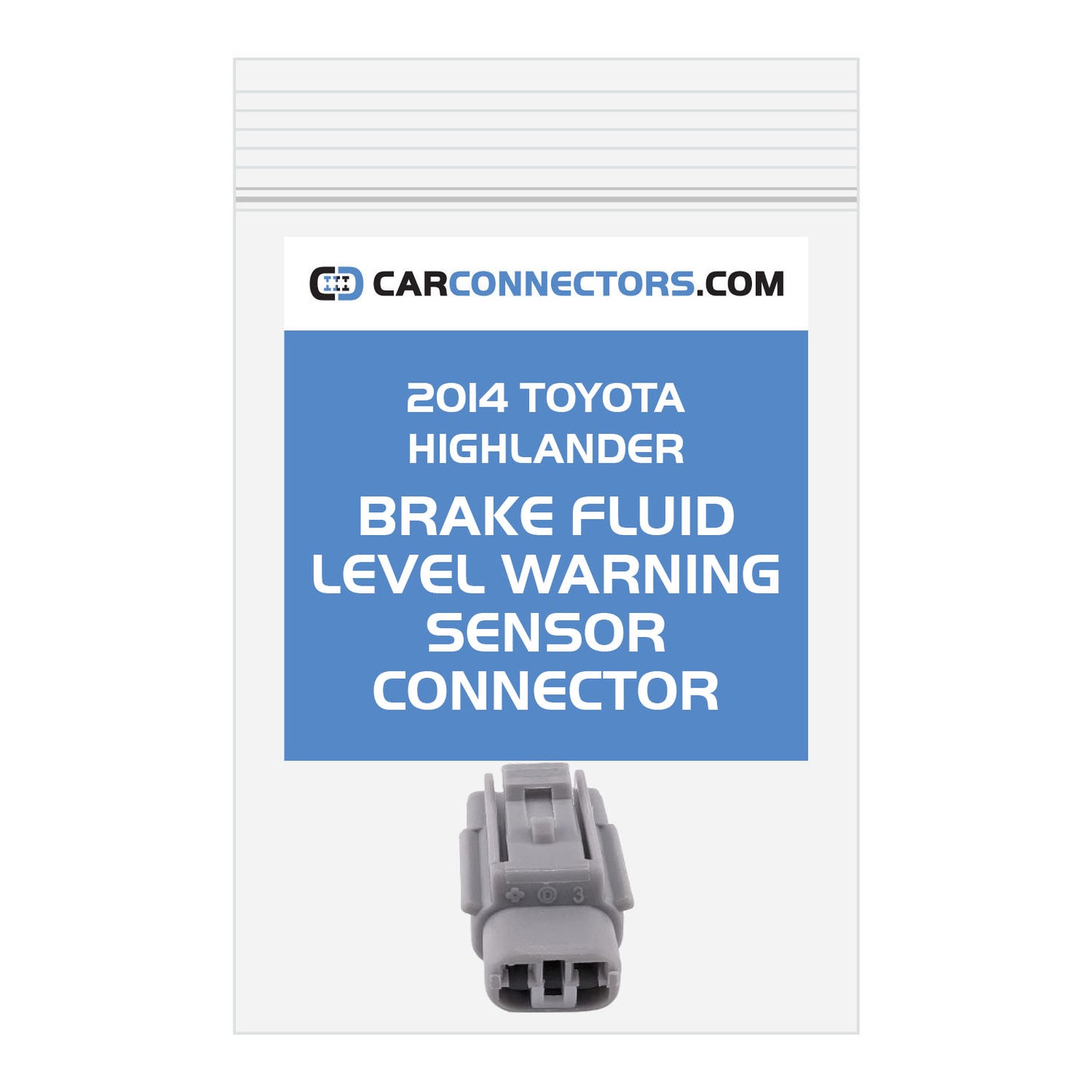 Brake Fluid Level Warning Sensor Connector for 2014 Toyota Highlander