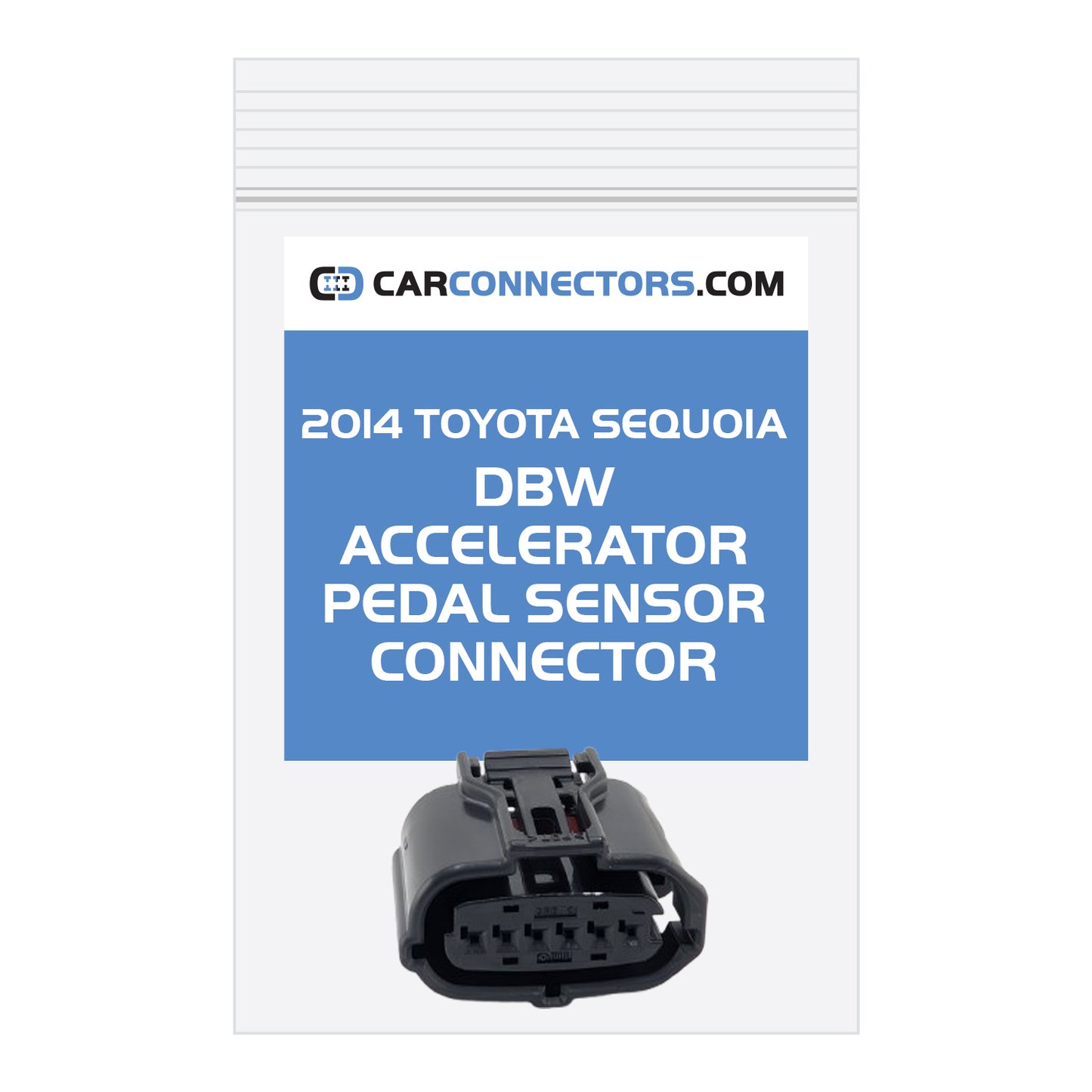 DBW Accelerator Pedal Sensor Connector for 2014 Toyota Sequoia