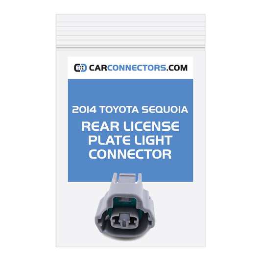 Rear License Plate Light Connector for 2014 Toyota Sequoia