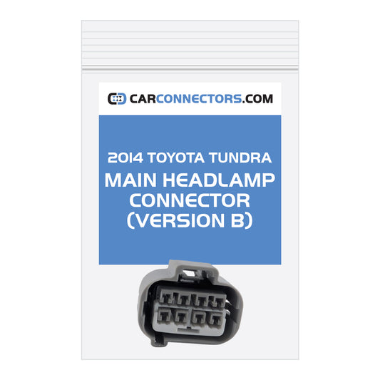 Main Headlamp (Version B) Connector for 2014 Toyota Tundra