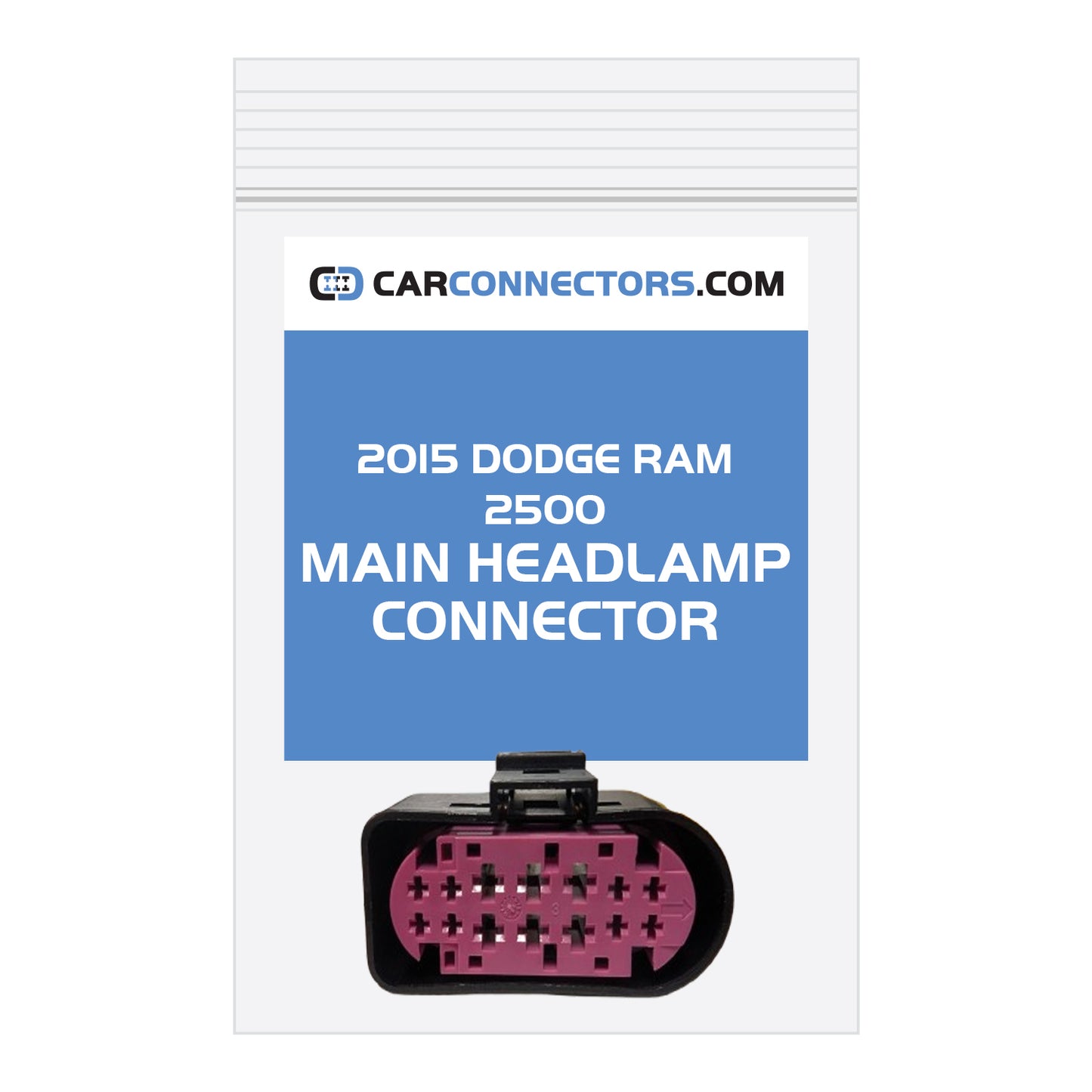 Main Headlamp Connector for 2015 Dodge Ram 2500