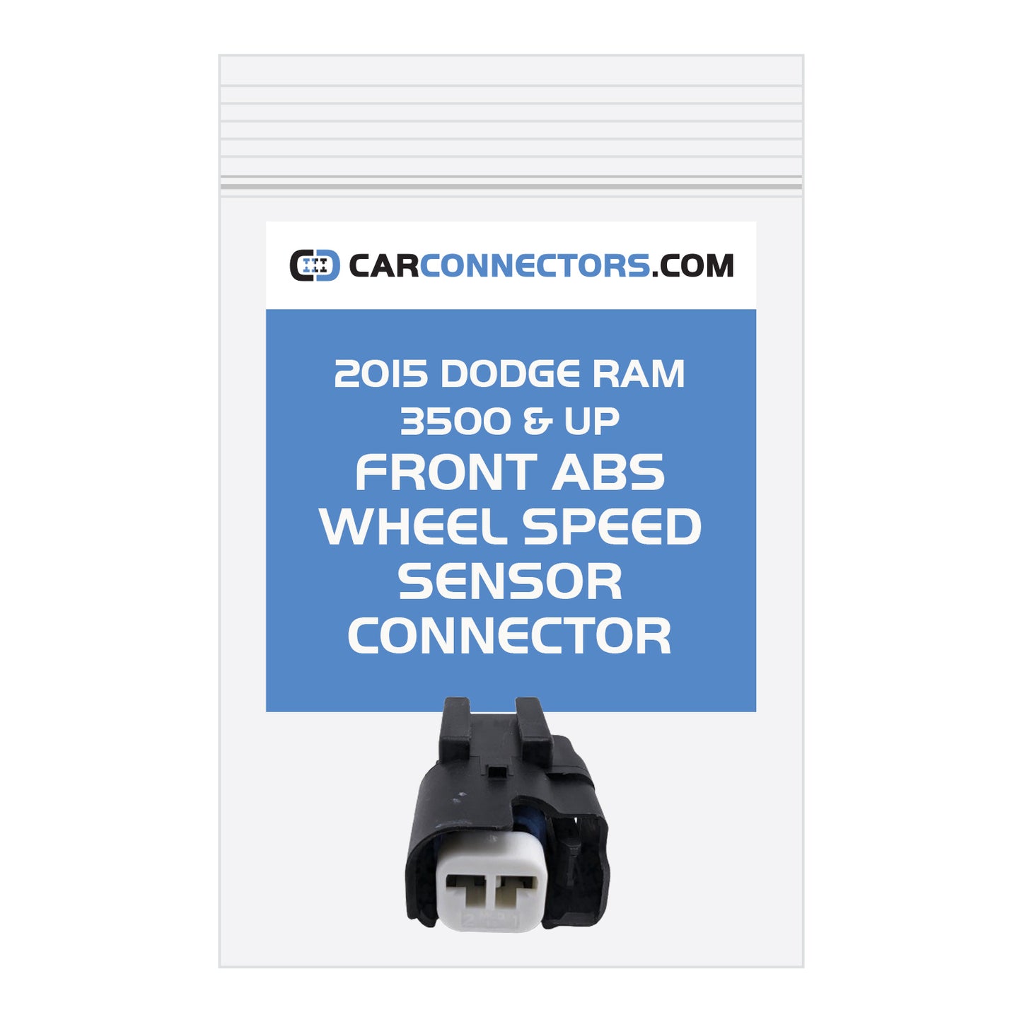 Front ABS Wheel Speed Sensor Connector for 2015 Dodge Ram 3500 & Up