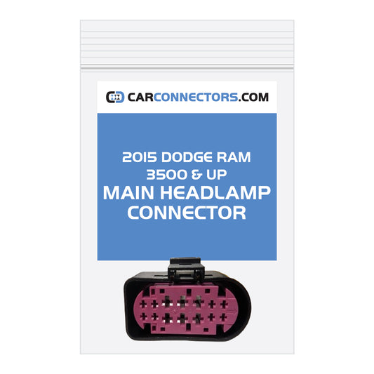 Main Headlamp Connector for 2015 Dodge Ram 3500 & Up