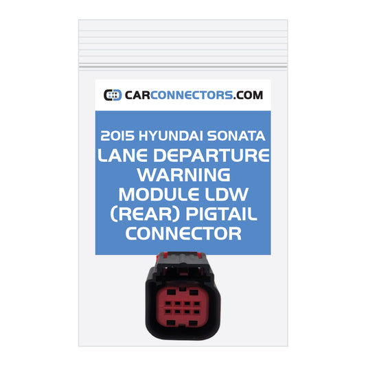 Lane Departure Warning Module LDW (REAR) Pigtail Connector for 2015 Hyundai Sonata