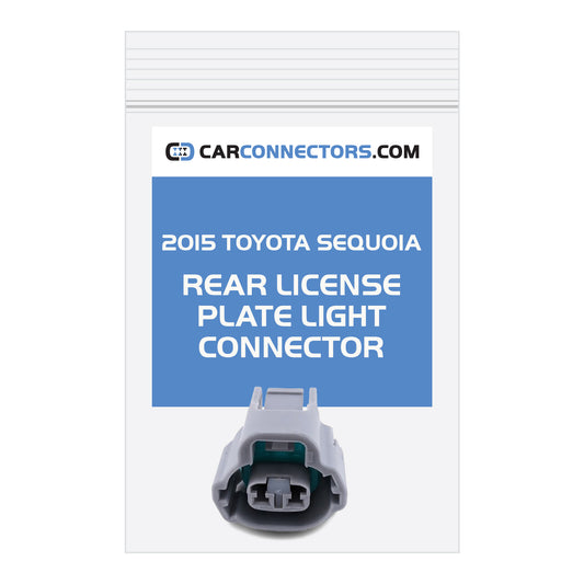 Rear License Plate Light Connector for 2015 Toyota Sequoia