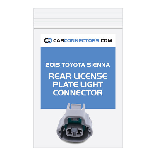 Rear License Plate Light Connector for 2015 Toyota Sienna