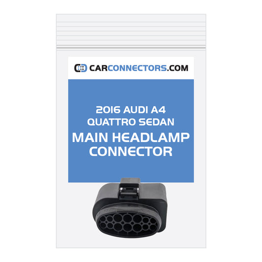 Main Headlamp Connector for 2016 Audi A4 Quattro Sedan