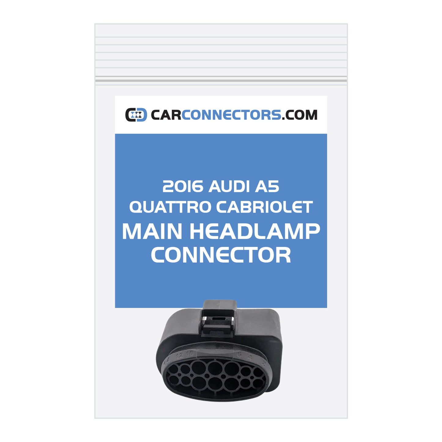 Main Headlamp Connector for 2016 Audi A5 Quattro Cabriolet