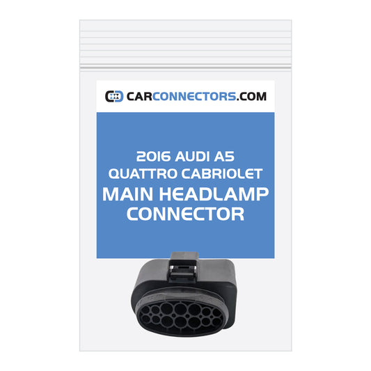 Main Headlamp Connector for 2016 Audi A5 Quattro Cabriolet