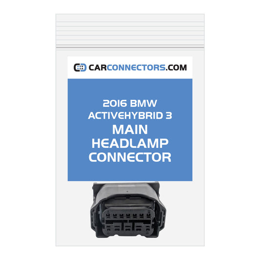 Main Headlamp Connector for 2016 BMW Activehybrid 3