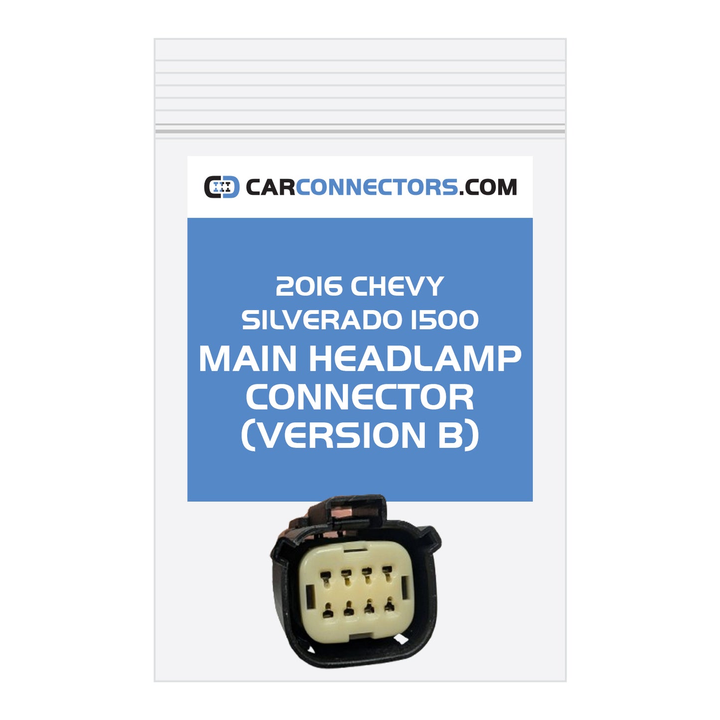 Main Headlamp (Version B) Connector for 2016 Chevy Silverado 1500