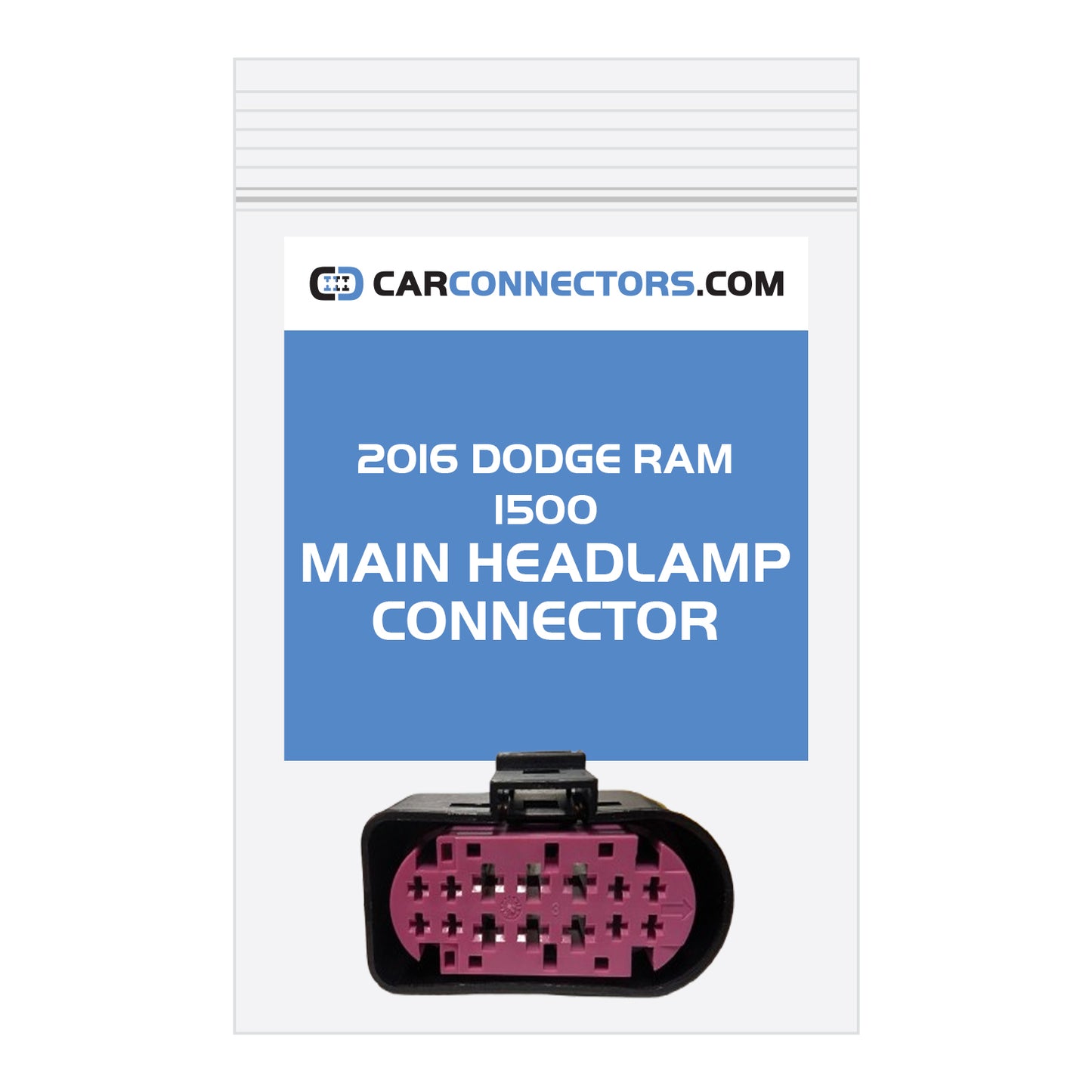Main Headlamp Connector for 2016 Dodge Ram 1500