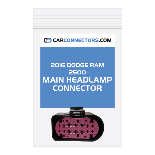 Main Headlamp Connector for 2016 Dodge Ram 2500