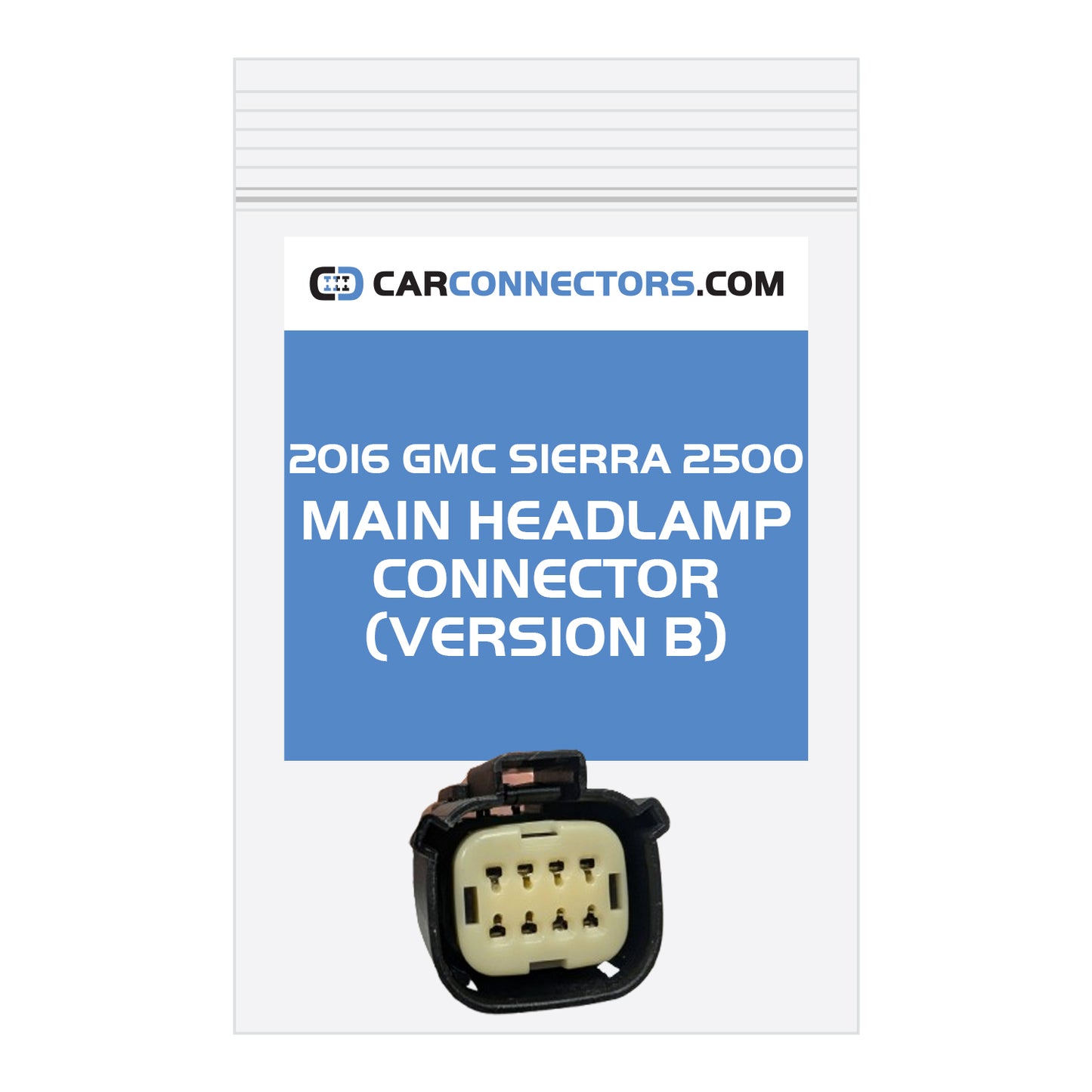 Main Headlamp (Version B) Connector for 2016 GMC Sierra 2500