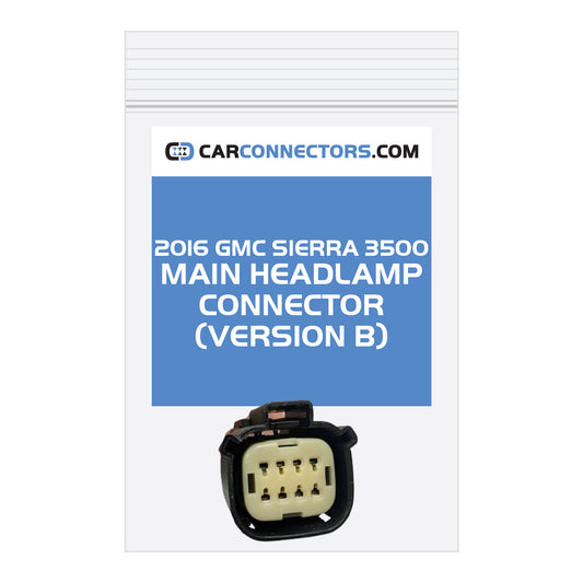 Main Headlamp (Version B) Connector for 2016 GMC Sierra 3500