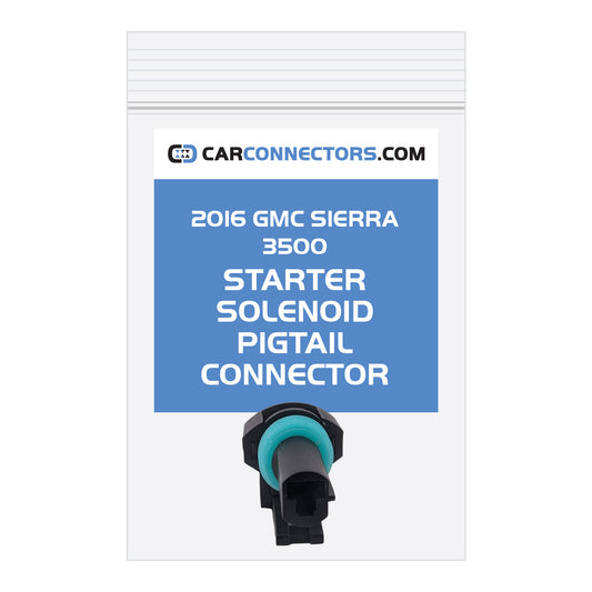 Starter Solenoid Pigtail Connector for 2016 GMC Sierra 3500