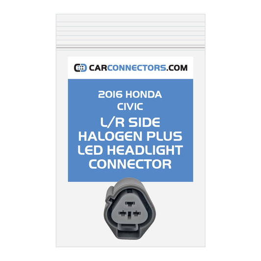 LR Side Halogen Plus Led Headlight Connector for 2016 Honda Civic