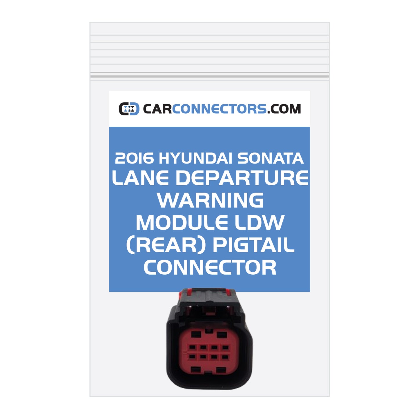Lane Departure Warning Module LDW (REAR) Pigtail Connector for 2016 Hyundai Sonata