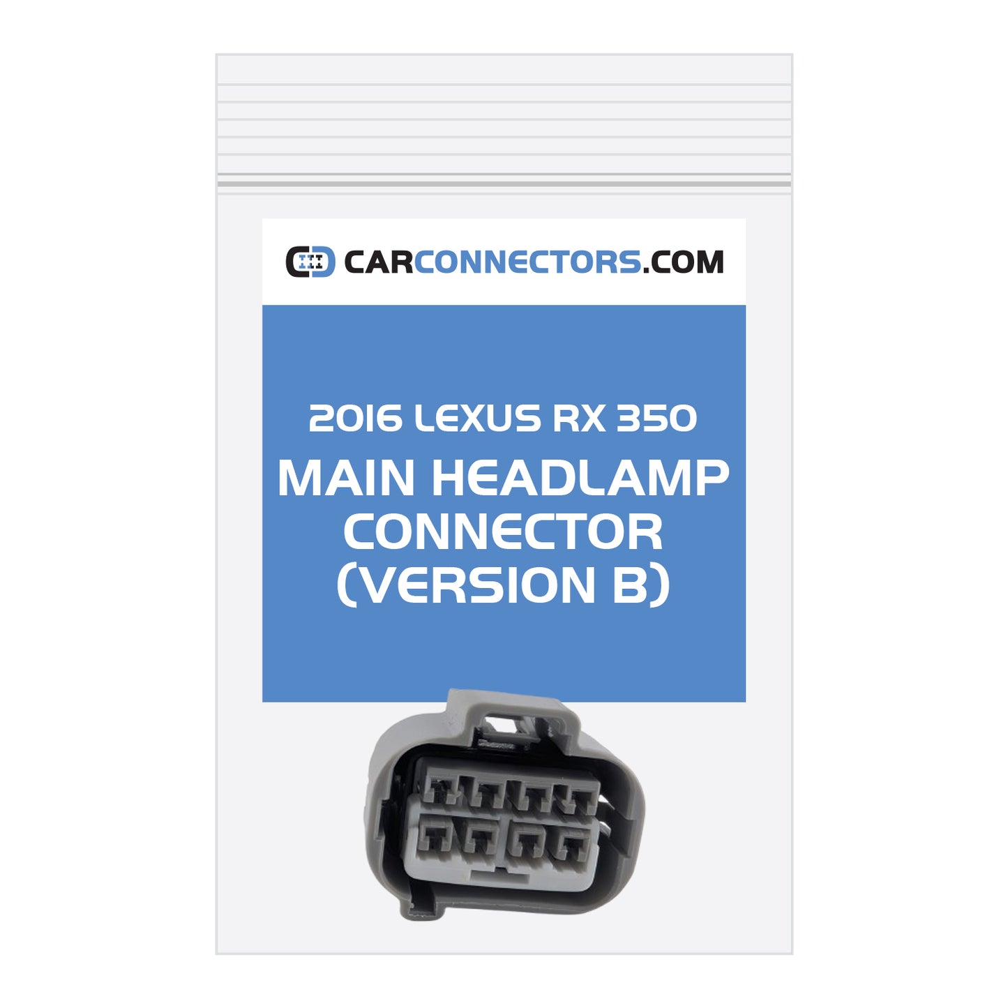 Main Headlamp (Version B) Connector for 2016 Lexus RX 350