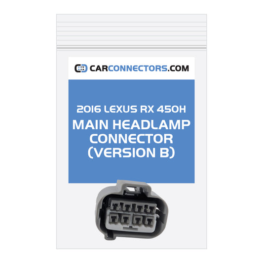Main Headlamp (Version B) Connector for 2016 Lexus RX 450H