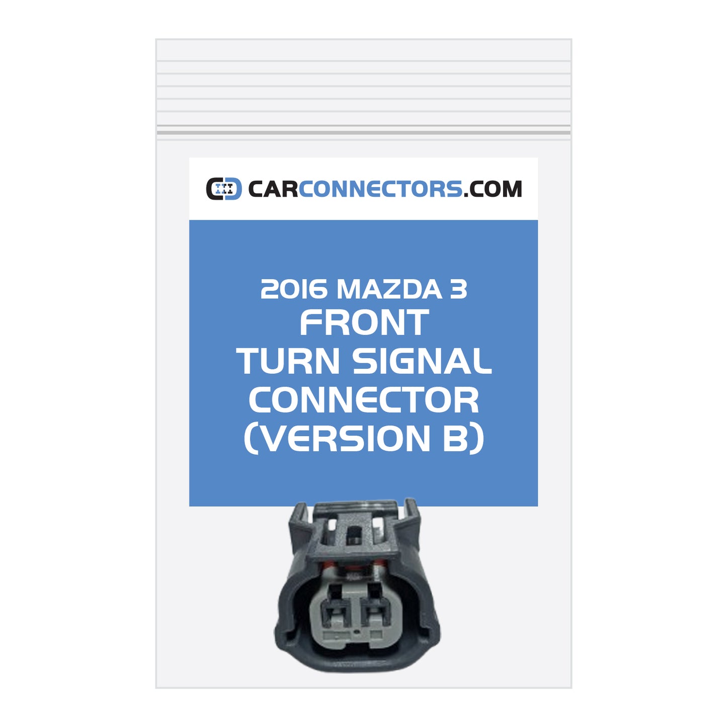 Front Turn Signal (Version B) Connector for 2016 Mazda 3