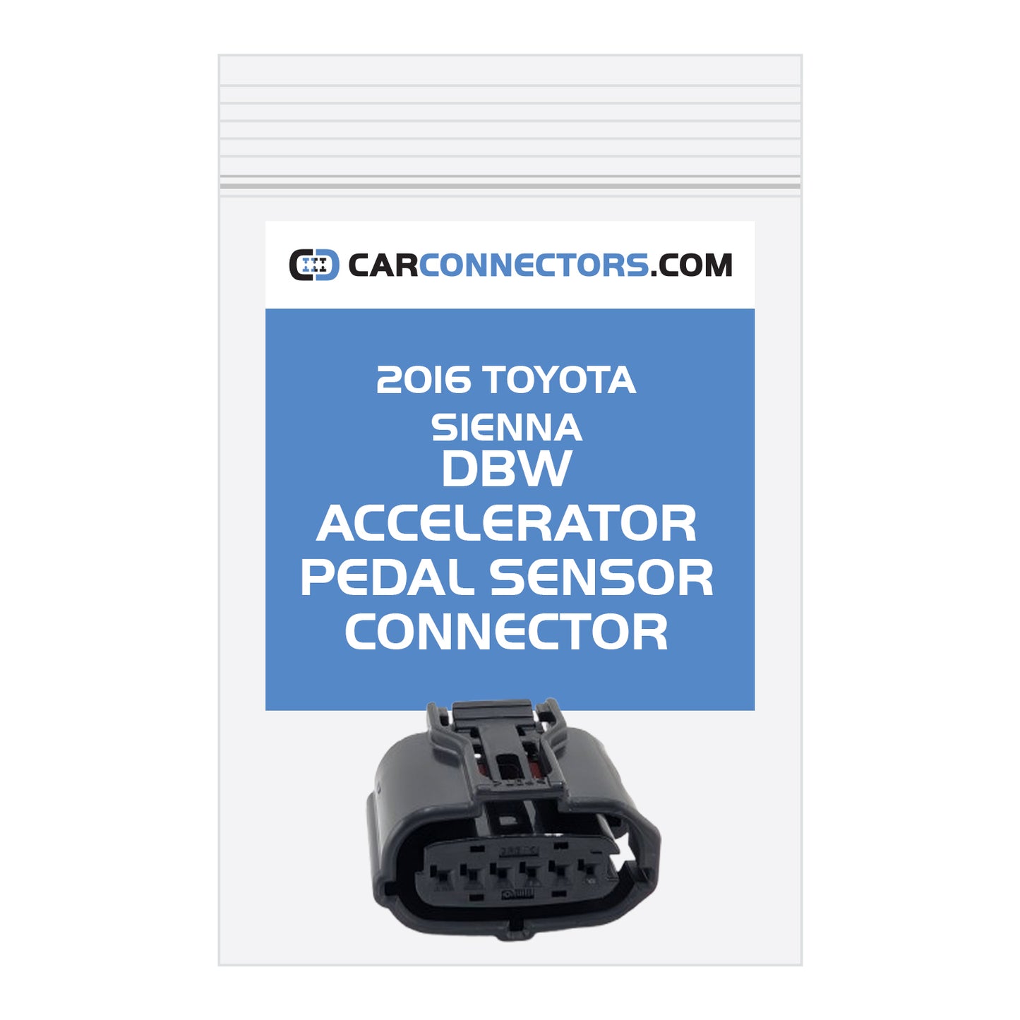 DBW Accelerator Pedal Sensor Connector for 2016 Toyota Sienna